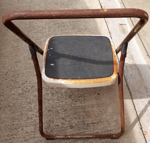 Vintage COSCO Folding 2-Step Stepping Stool Ladder