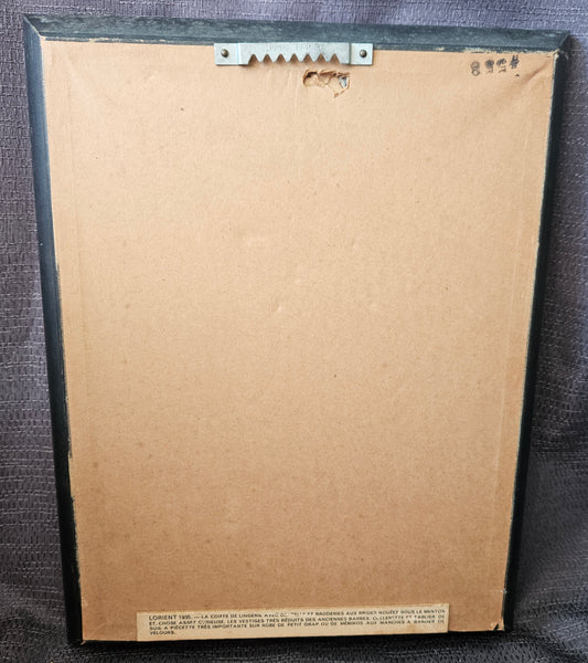 Vintage 1935 Victor Lhuer Breton Mother & Child Reproduction Picture