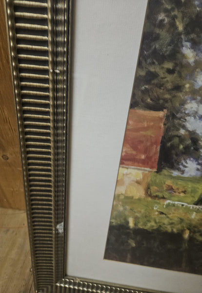 Leonard Wren Framed Chateaux at Buxy Framed Picture