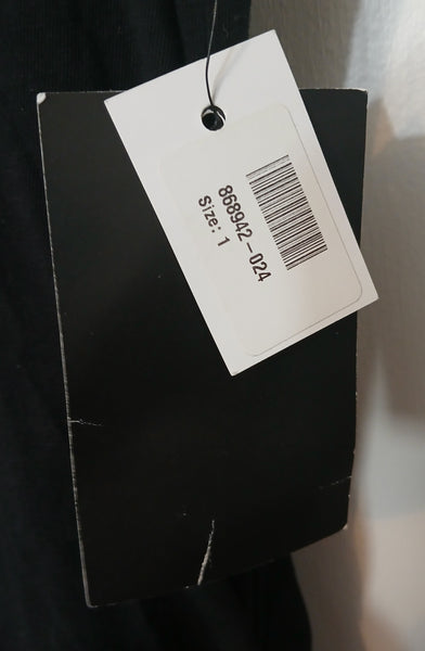 XS (1) STANDARD JAMES PERSE Brand New Black Ruffled Dress