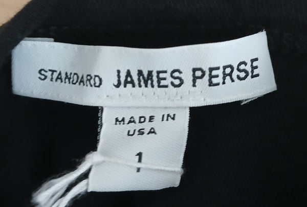 XS (1) STANDARD JAMES PERSE Brand New Black Ruffled Dress