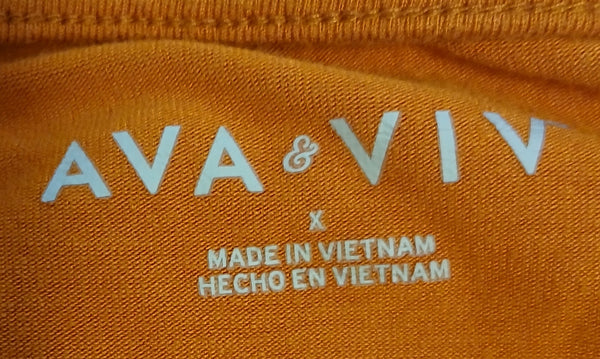 XL AVA & VIV Orange Sundress