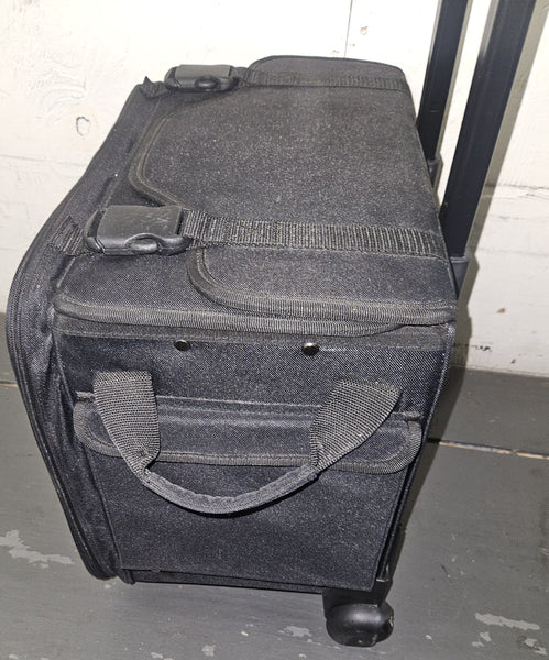 CROP IN STYLE STAMP Scrapbooking Storage Rolling Travel Bag