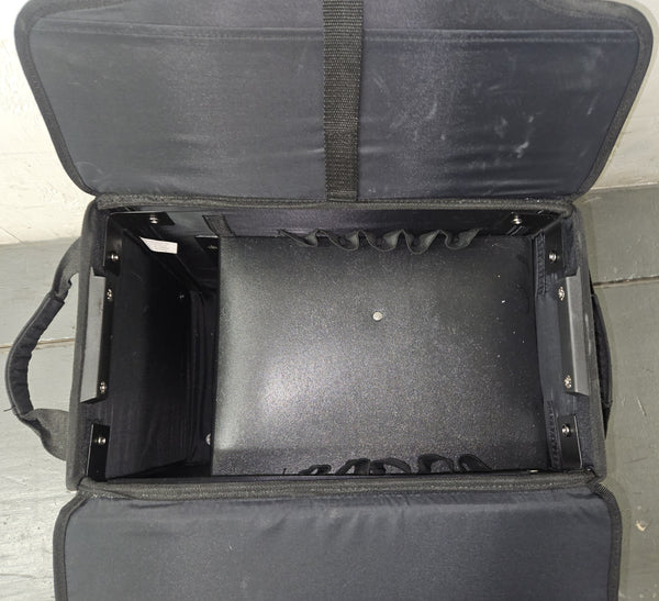CROP IN STYLE STAMP Scrapbooking Storage Rolling Travel Bag