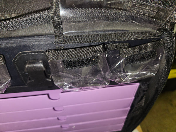 CROP IN STYLE STAMP Scrapbooking Storage Rolling Travel Bag