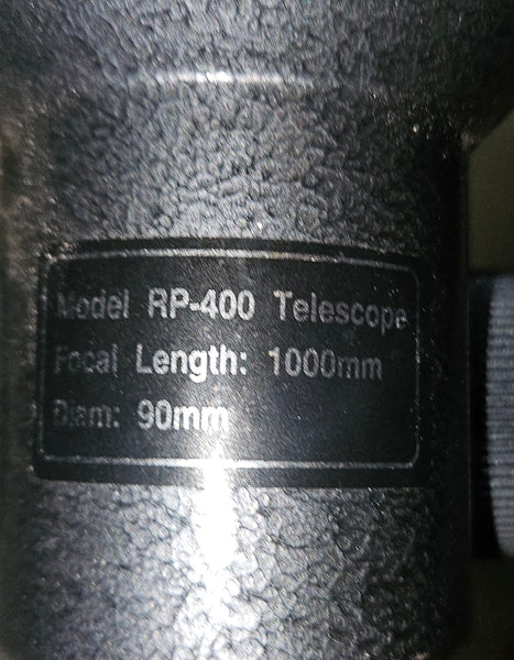 CARSON Red RP-400 Telescope w/ Two Additional Drop-in Lenses (1000mm Focal Length)