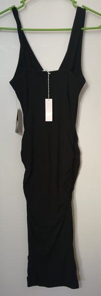 XS (1) STANDARD JAMES PERSE Brand New Black Ruffled Dress