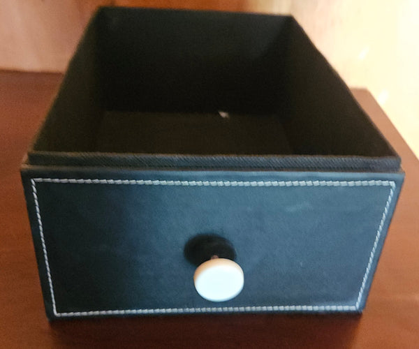 BUSH Black & Brown 3-Pc Corner Desk, Chair & 2-Drawer Filing Cabinet Set