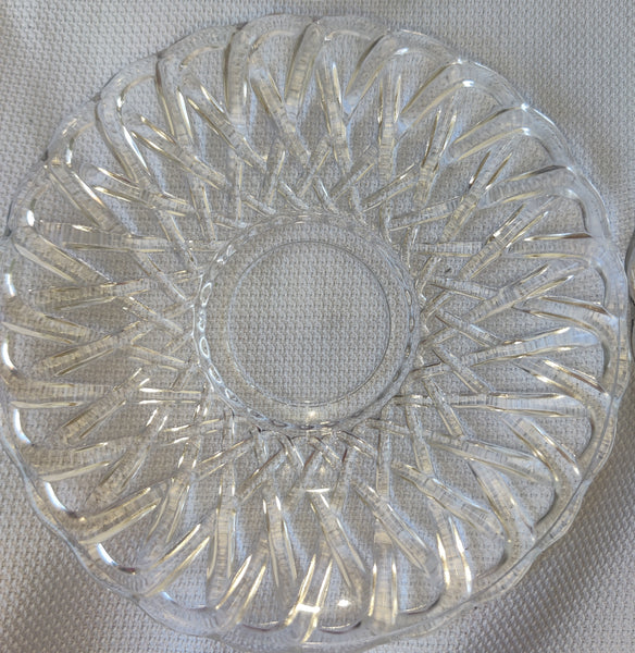 Vintage 8 Piece Indiana Pretzel Depression Glass Set
