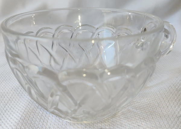 Vintage 8 Piece Indiana Pretzel Depression Glass Set