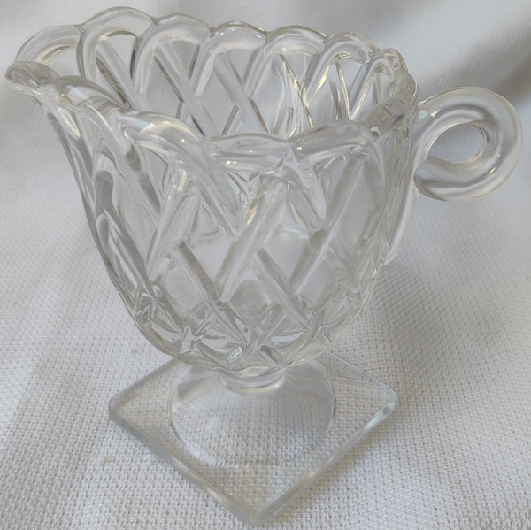 Vintage 8 Piece Indiana Pretzel Depression Glass Set