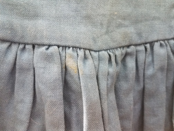 1929 Handmade Blue & White 5T Personalized "MK" Cheer / Dance Dress