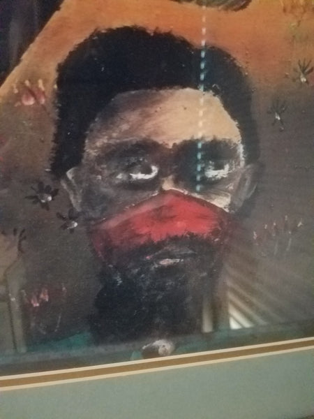 RARE Large Vintage Sidney Nolan; Ned Kelly Stringybark Creek, 1947 Framed Print Picture
