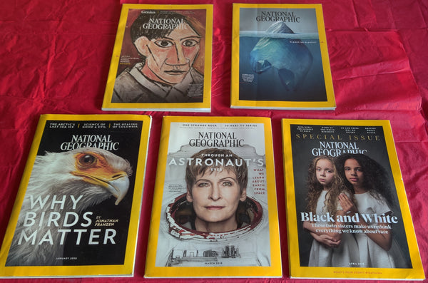 64 National Geographic Magazines