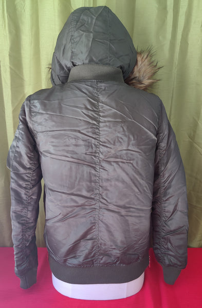 Women's Small Avocado Green Adjustable MADDEN Jacket