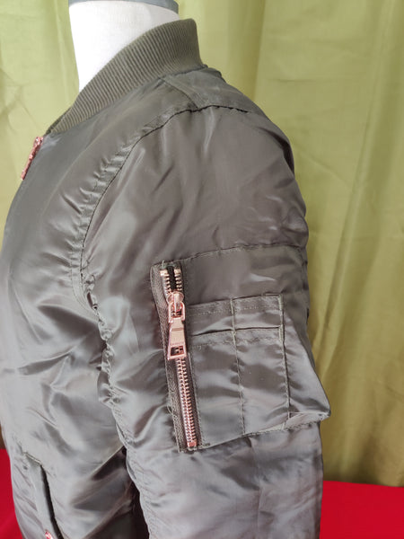 Women's Small Avocado Green Adjustable MADDEN Jacket
