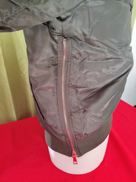 Women's Small Avocado Green Adjustable MADDEN Jacket