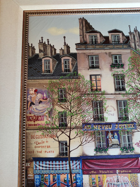 Framed 1999 RIVE GAUCHE by Liudmila Kondakova Serigraph on Paper & Canvas 110/200