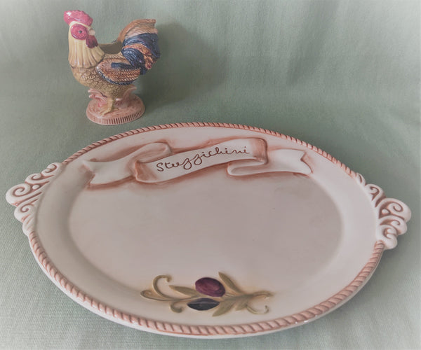 Brand New Grasslands Road Cucina Thanksgiving Appetizer Tray w/ Pick Holder