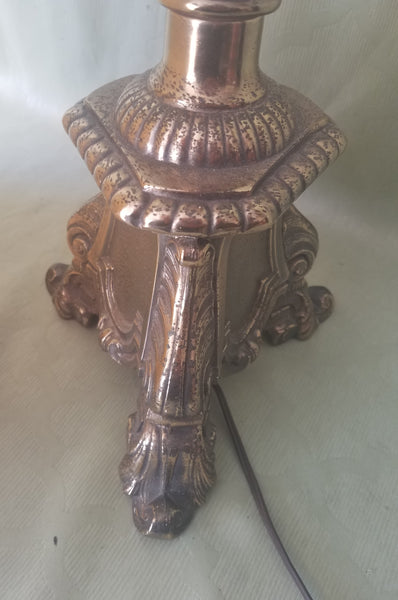 Sta-Tite Vintage Brass Large Footed Table Lamp