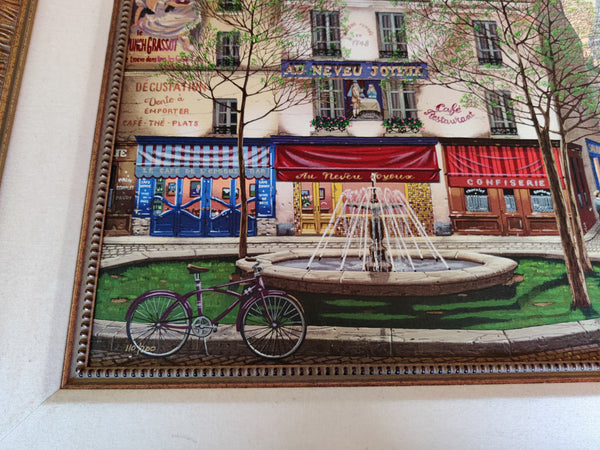 Framed 1999 RIVE GAUCHE by Liudmila Kondakova Serigraph on Paper & Canvas 110/200