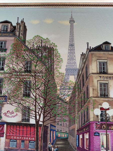 Framed 1999 RIVE GAUCHE by Liudmila Kondakova Serigraph on Paper & Canvas 110/200