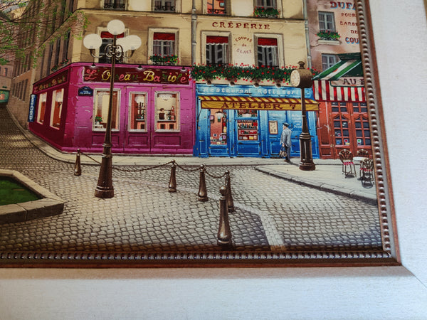 Framed 1999 RIVE GAUCHE by Liudmila Kondakova Serigraph on Paper & Canvas 110/200