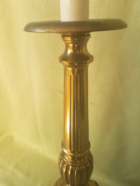 Sta-Tite Vintage Brass Large Footed Table Lamp