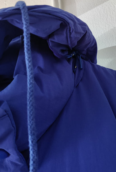 Eddie Bauer Vintage MEDIUM Blue Goose Down Unisex Full Length Swim Parka (Jacket) READ DETAILS