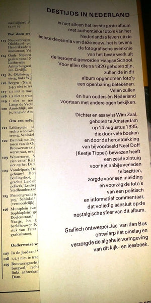 DESTIJDS IN NEDERLAND 1974 Dutch Edition Hardcover Book by Benard F Eilers