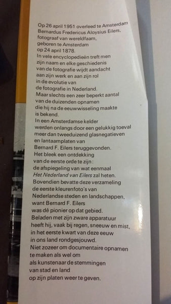 DESTIJDS IN NEDERLAND 1974 Dutch Edition Hardcover Book by Benard F Eilers