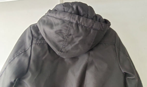Boy's H&M Black Size 5/6 Fully Lined Hooded Jacket