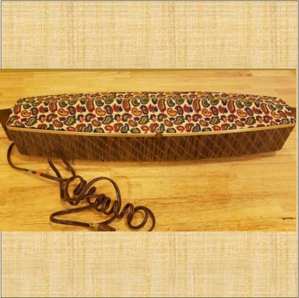 1970's Vintage Paisley Cover SALTON HOTRAY Bread Warmer