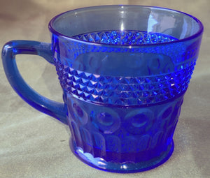 Vintage Sapphire Blue Singular Coffee / Tea Mug