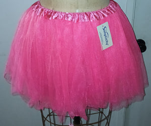 Brand New SIMPLICITY Hot Pink Ballet Tutu Mesh Skirt