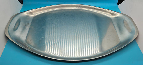 Vintage FRASER'S Stainless Steel Oval Serving Tray