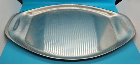 Vintage FRASER'S Stainless Steel Oval Serving Tray