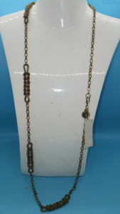 Brand New JESSICA SIMPSON 36" Gold Tone Necklace