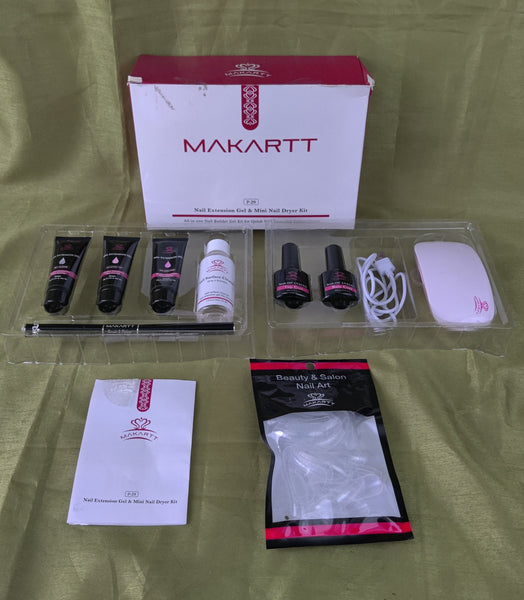 Makartt Nail Extension Gel & Mini Nail Dryer Kit