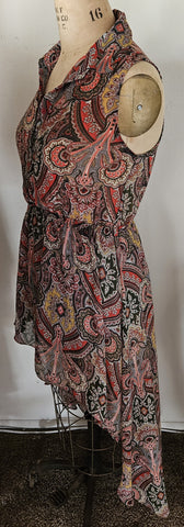 Medium L'ATISTE Paisley Hi/Lo Dress