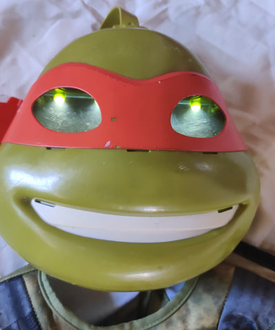 Medium Teenage Mutant Ninja Turtle Michelangelo Padded Halloween Costume w/ Talking Mask