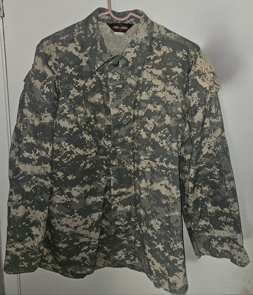 Small TRU-SPEC Green Camouflage Military Jacket