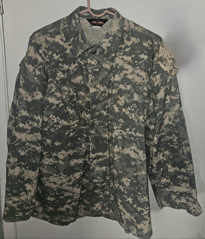 Small TRU-SPEC Green Camouflage Military Jacket