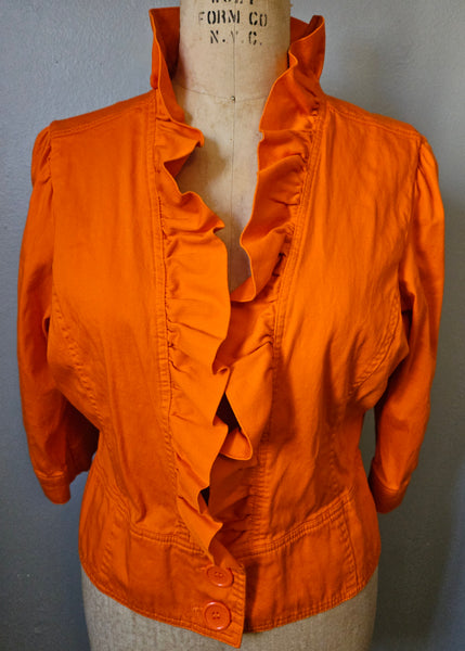 DESTINY GOLD 1X Orange Ruffled Jacket