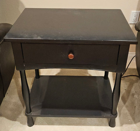 Black End Table / Side Table (READ DETAILS)
