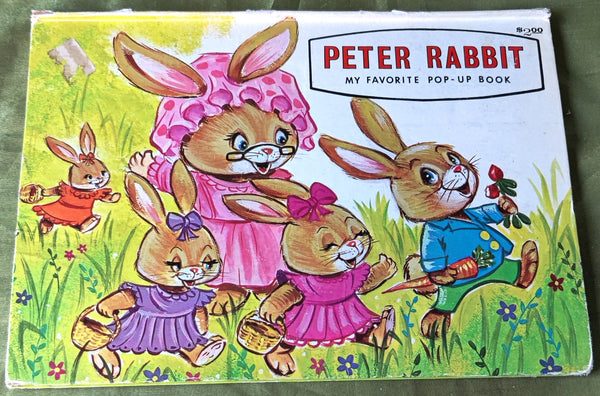 Peter Rabbit My Favorite Pop Up Book Classic Storybook Kids Easter Spring Reading