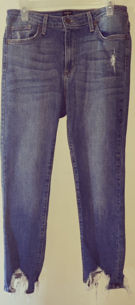 Size 31 Euro / Size 12 US JUST BLACK Capri Jeans