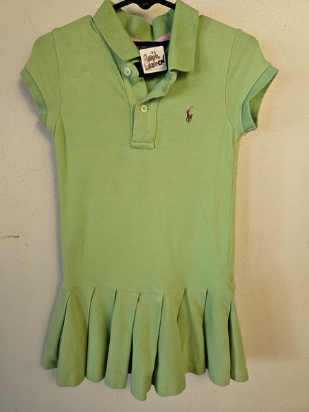 4T Girls RALPH LAUREN Green Dress