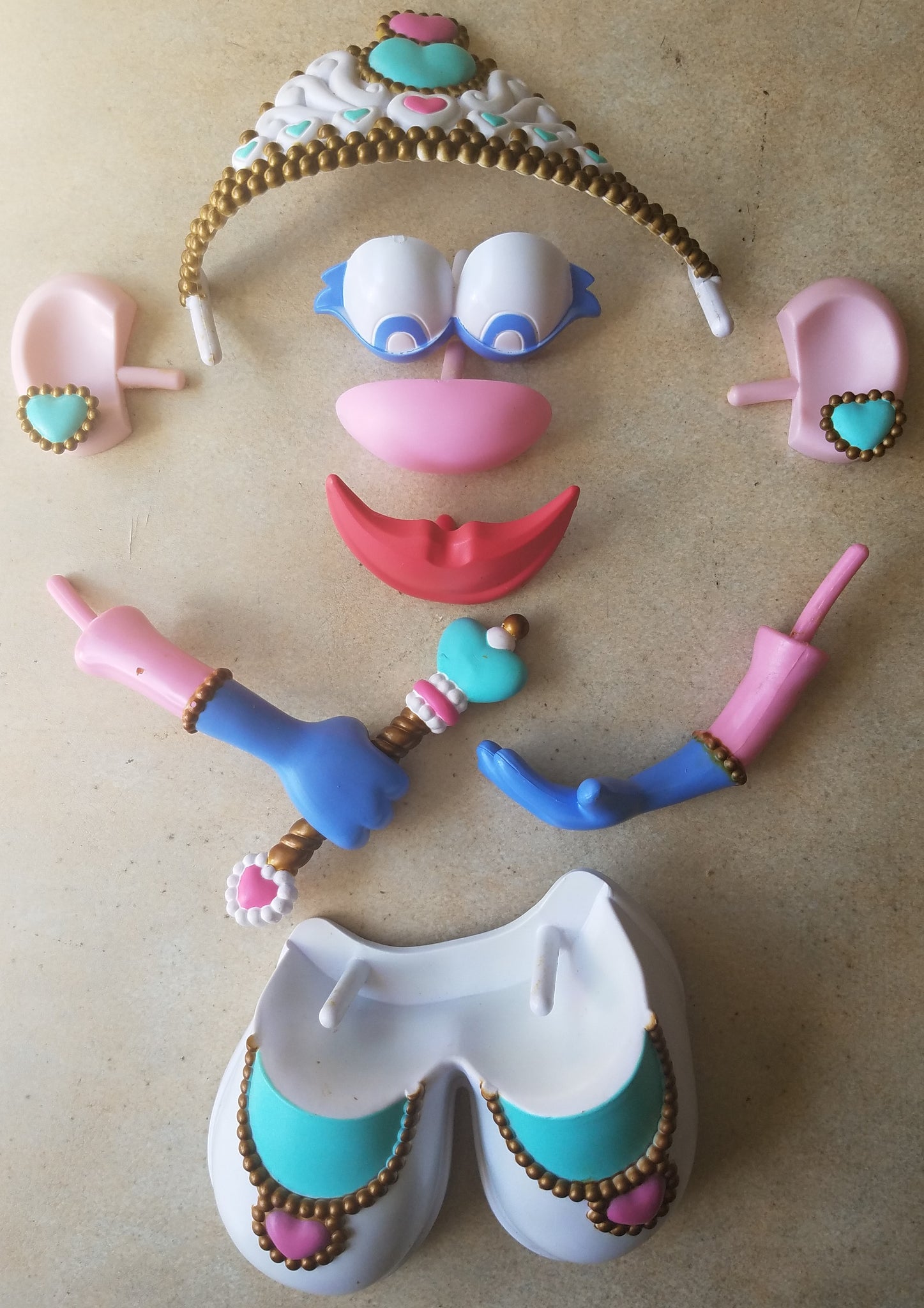 Heavy Duty Princess Push-in Pumpkin Decorating Kit