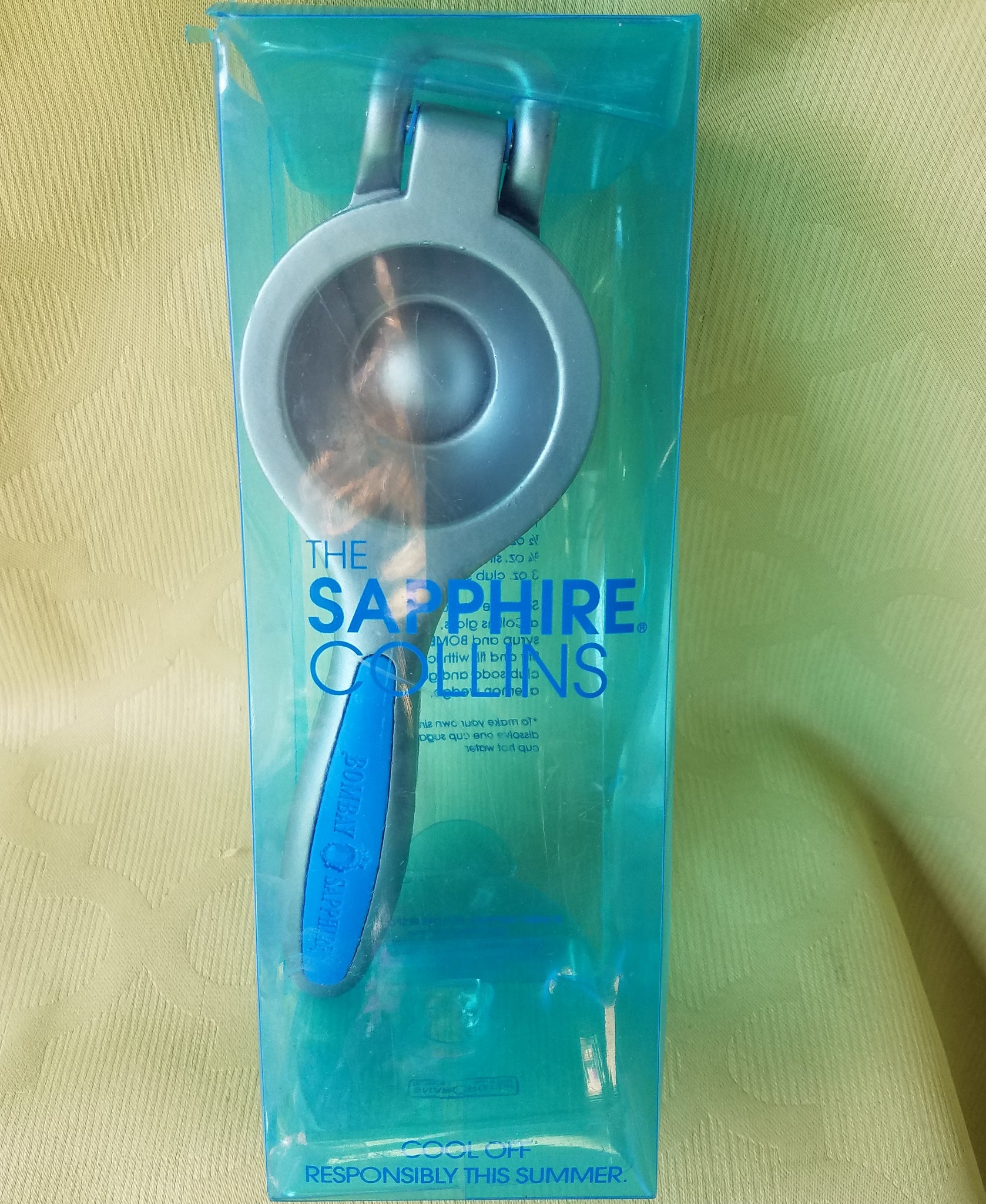 Brand New The Sapphire Collins Bombay Lemon Squeezer
